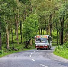 Scenic hill view from mananthavady village in Kerala