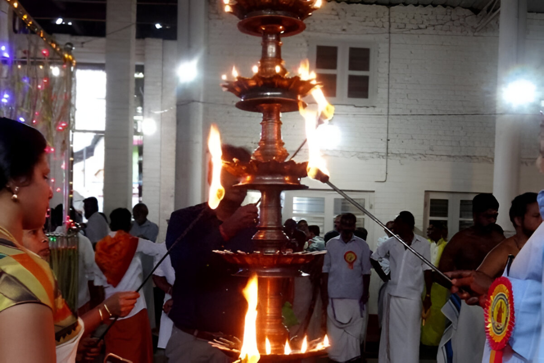 Mariyamman Temple courtyard Wayanad