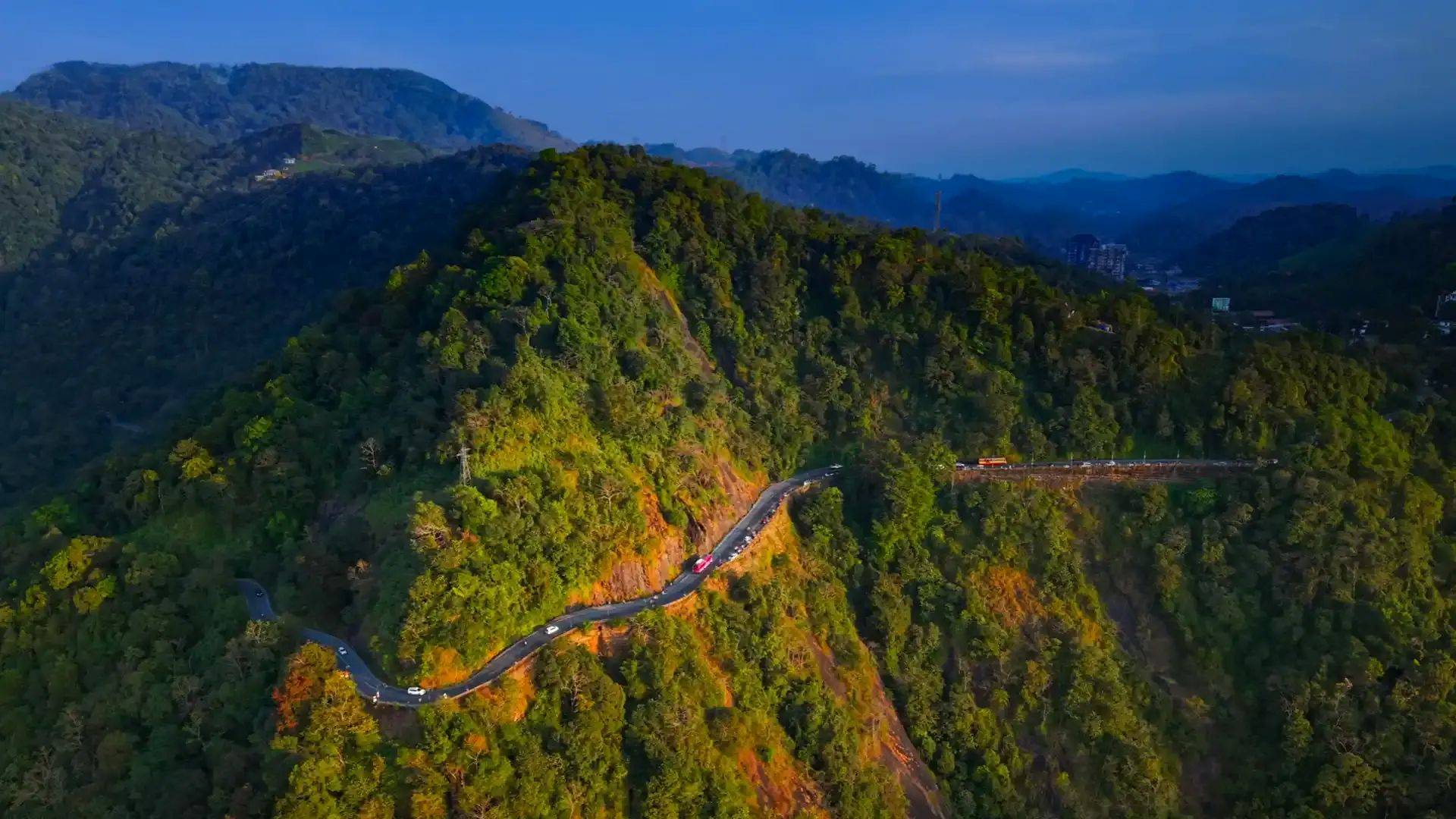Western Ghats landscape near Thamarassery Pass