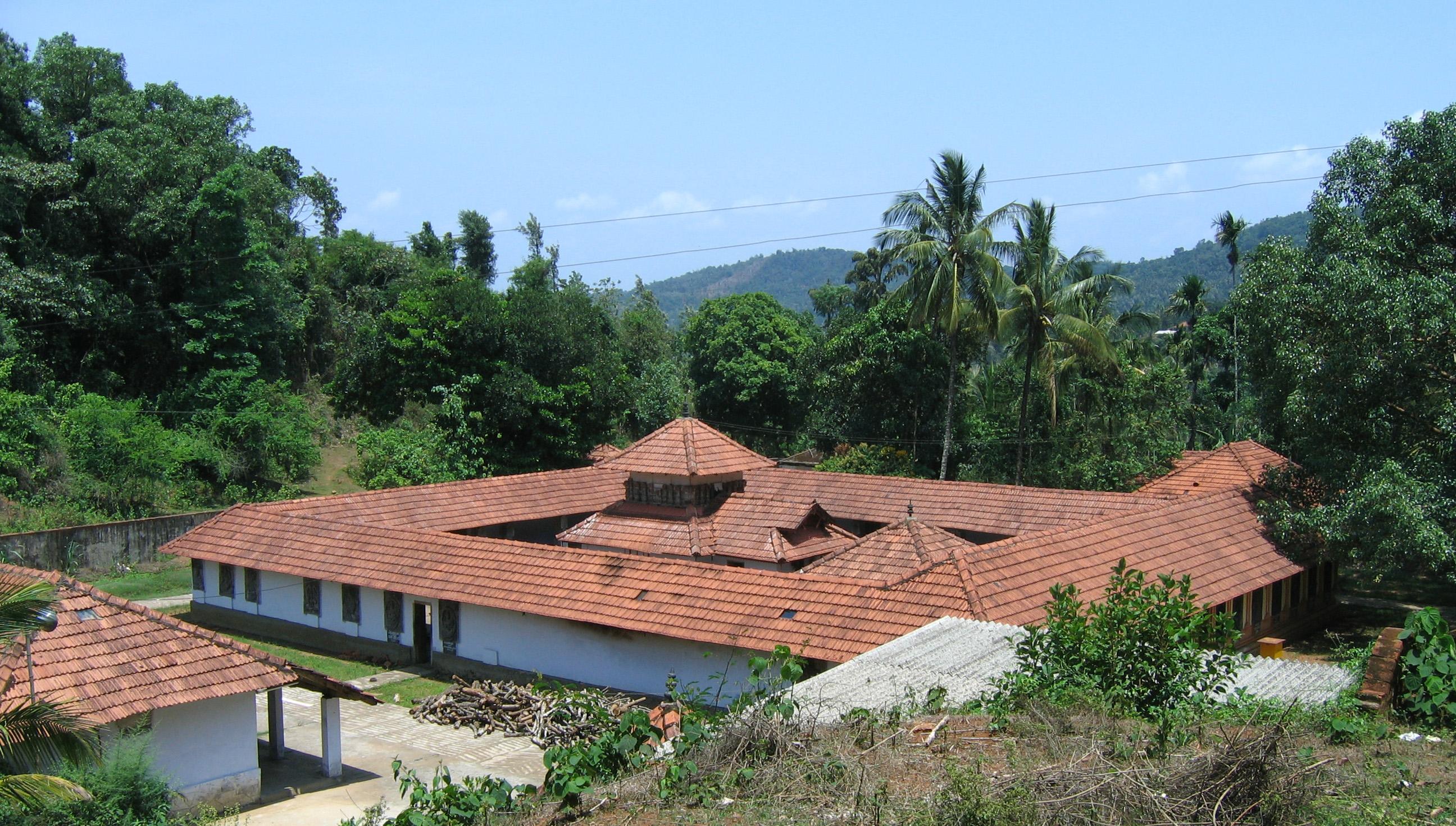 Jala Durga shrine inside Thrissilery Temple pond